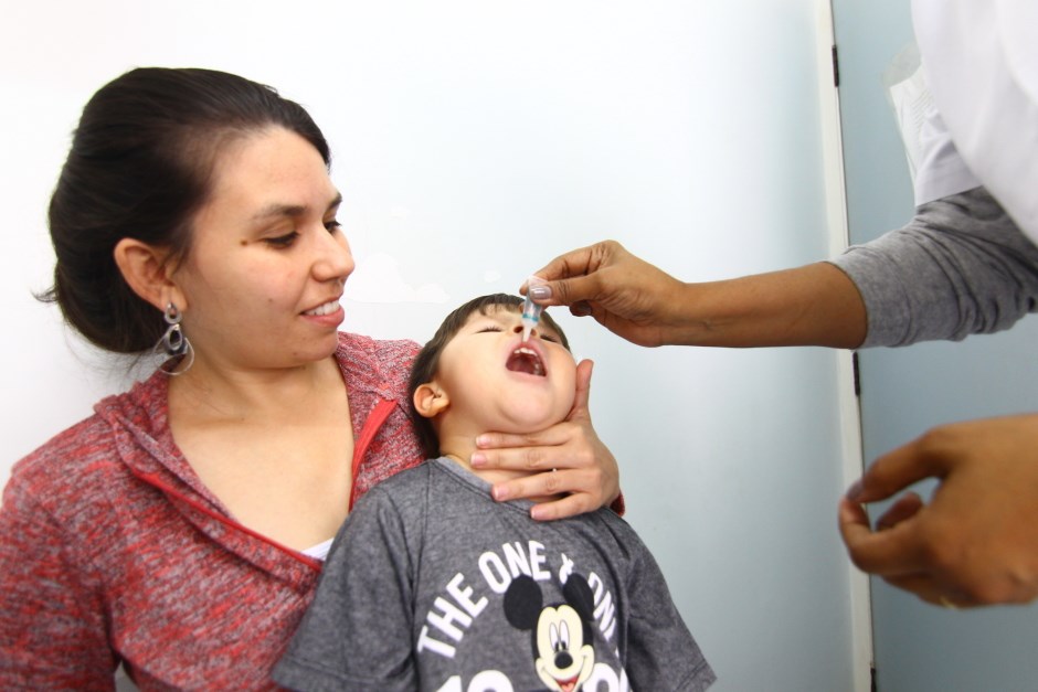 Campanha Nacional de Vacinação contra Poliomielite e o Sarampo, na Ubs do Jardim Satélite. Foto: Claudio Vieira/PMSJC. 04-08-2018
