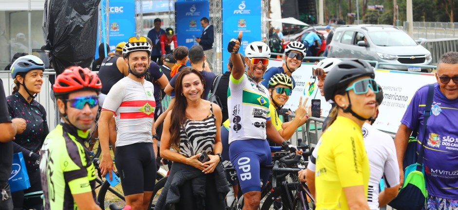 Campeonato Pan-Americano de Ciclismo de Estrada na Via Cambuí. Foto: Claudio Vieira/PMSJC 21-05-2024  