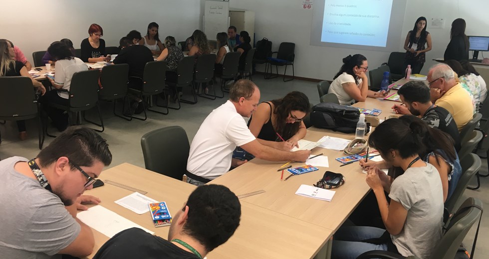 Circuito de Práticas 2018 reúne educadores de toda rede de ensino municipal de São José dos Campos no Cefe (Centro de Formação do Educador)