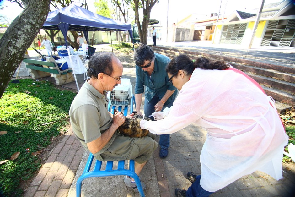 A Prefeitura de São José dos Campos iniciou neste sábado (1º de Setembro) a campanha antirrábica para cães e gatos. Foto: Claudio Vieira/PMSJC. 01/09/2018