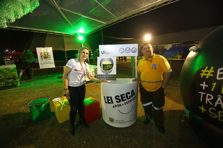 Ação da Lei Seca no Vale Music Fest. Foto: Claudio Vieira/PMSJC. 14-09-2018