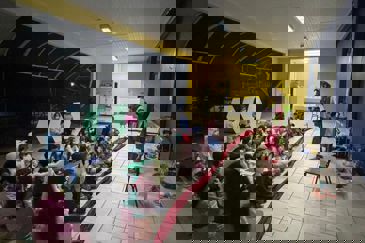 Acampamento na escola transforma aprendizado em diversão