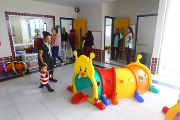 Nova escola do Setville vai atender 250 crianças. Foto: Claudio Vieira/PMSJC. 24-10-2018