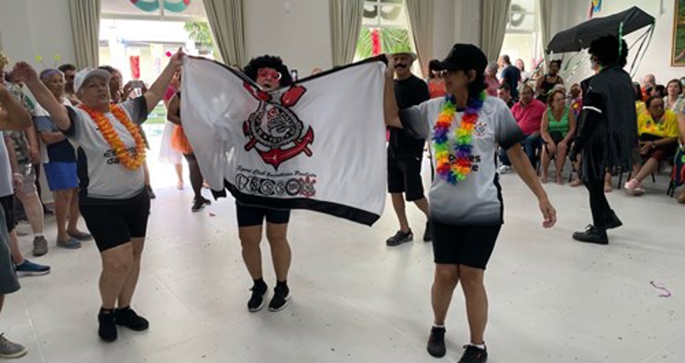 Concurso de fantasias de Carnaval na Casa do Idoso Centro