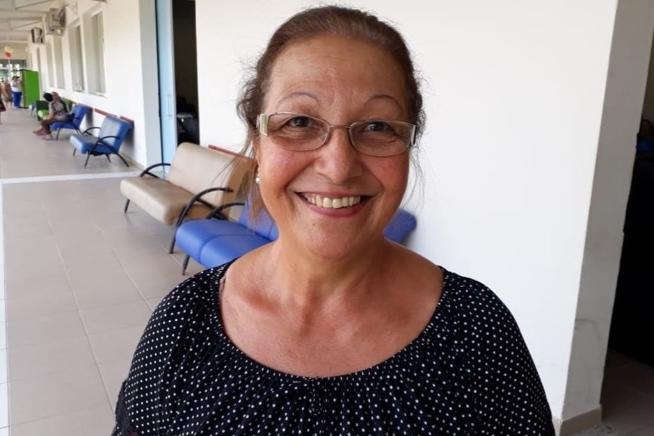 Ivone Aniceto, 64 anos, moradora do bairro Bosque dos Eucaliptos