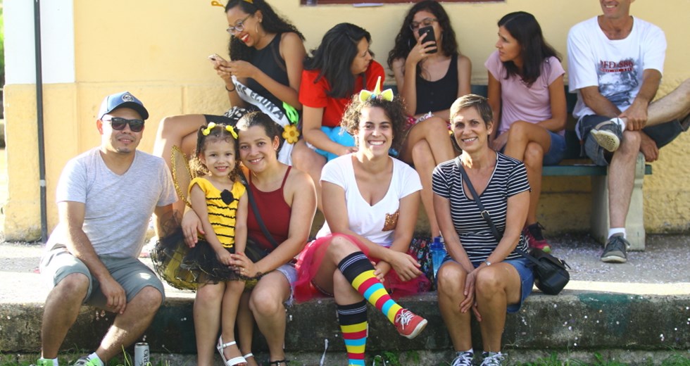 Carnaval no Distrito de Eugênio de Melo - Glauce e grupo Nossa Raiz. Foto: Claudio Vieira/PMSJC. 04-03-2019