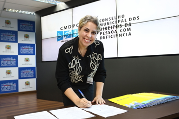 Posse dos Membros do Conselho Municipal da Pessoa com Deficiência - CMDPCD. Foto: Claudio Vieira/PMSJC 05-11-2025