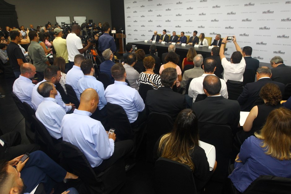 GM vai investir R$ 10 bi em SP e na fábrica de S.José. Foto: Claudio Vieira/PMSJC. 19-03-2019