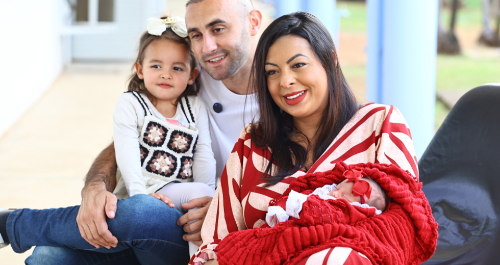 Parto no Hospital Municipal - Gestante Karen. Foto: Claudio Vieira/PMSJC 15-07-2025