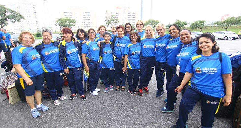 23º Jori (Jogos Regionais do Idoso), embarque da delegação de São José. FOTO: Claudio Vieira/PMSJC. 01-05-2019
