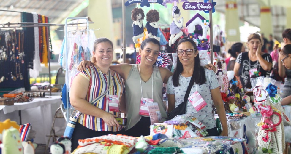 Feira de Artesanato do Dia das Mães, no Pavilhão Gaivota, no Parque da Cidade. Foto: Claudio Vieira/PMSJC. 04-05-2019