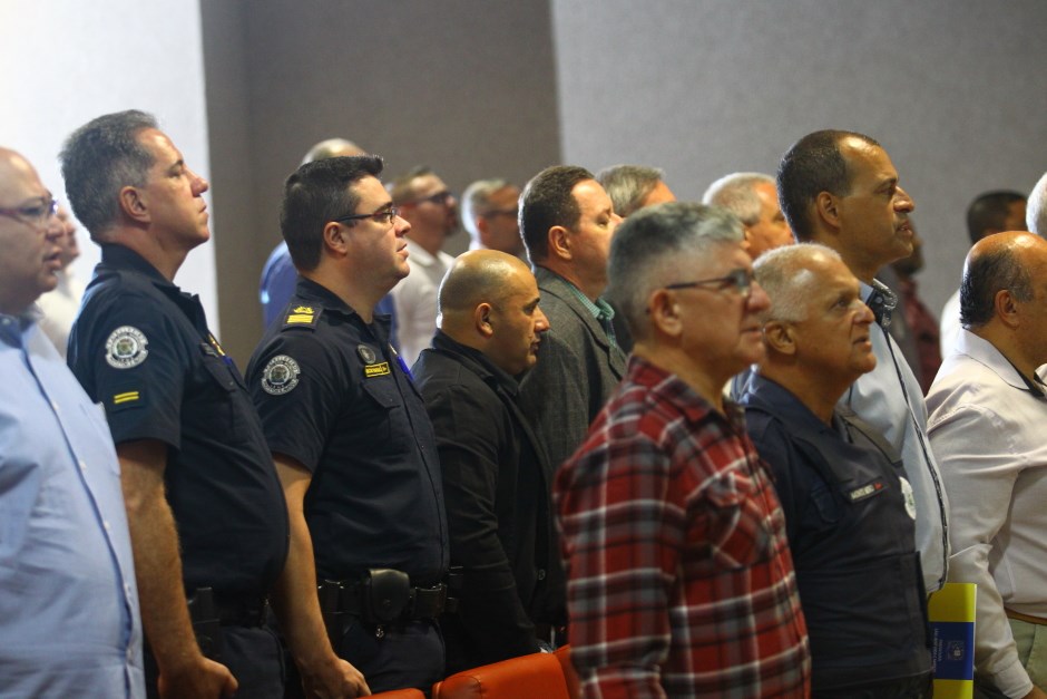 Reunião com Secretários municipais de segurança pública de cidades paulistas. Foto: Claudio Vieira/PMSJC. 13-05-2019
