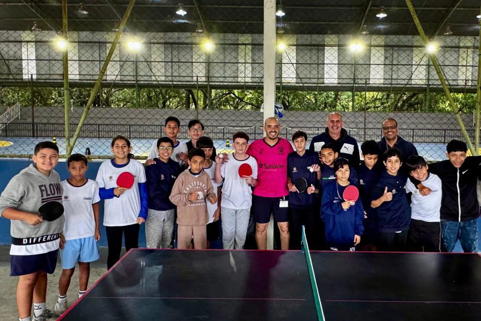 André Cruz compartilhou sua trajetória no esporte, falou sobre a importância da disciplina e da perseverança