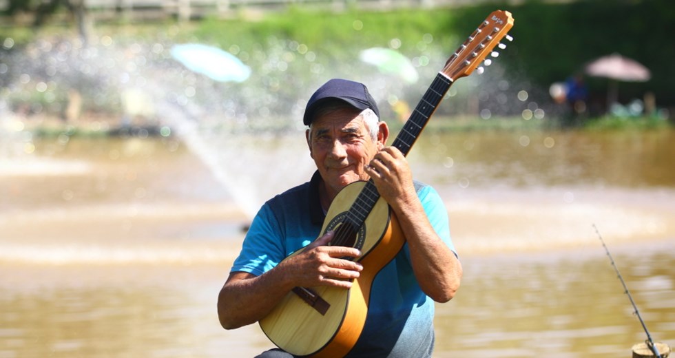 Rubens de Sá ex-morador do banhado. Foto: Claudio Vieira/PMSJC. 23-05-2019