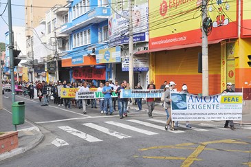 Caminhada contra as Drogas  Praça Afonso Pena 23 06 2019