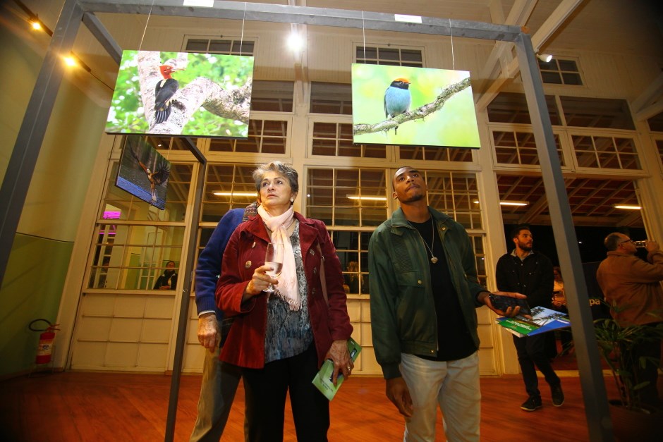 Abertura da exposição de fotos e lançamento do guia Aves de SFX ( AVOANDO SFX ), no Parque Vicentina Aranha. Foto: Claudio Vieira/PMSJC. 11-07-2019