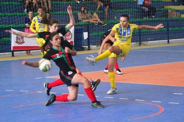 Futsal feminino campeão dos Jogos Regionais