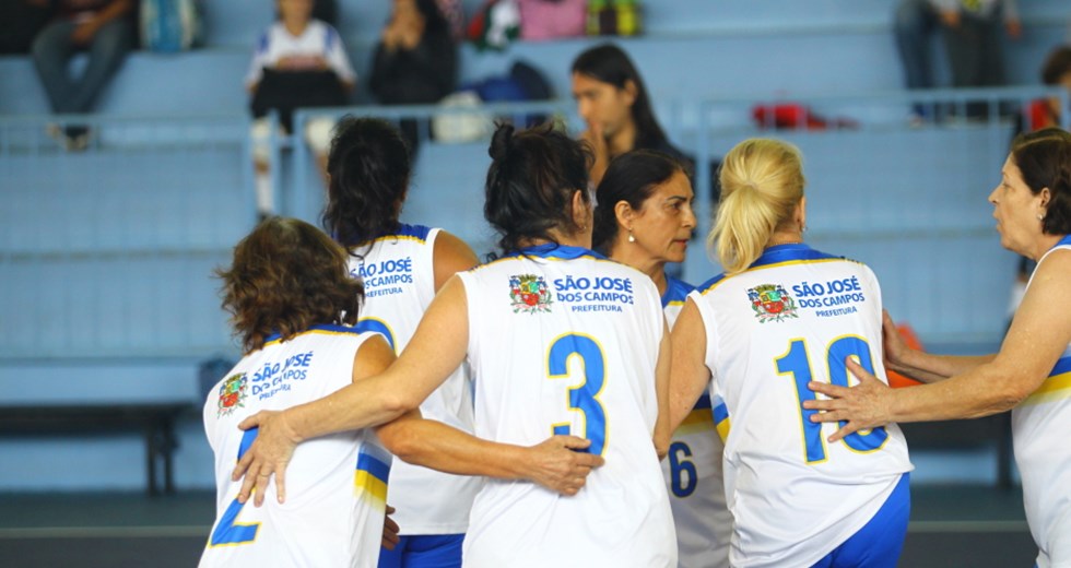 Superliga de Voleibol Adaptado feminino no Poliesportivo Vale do Sol. Foto: Claudio Vieira/PMSJC. 20-07-2019