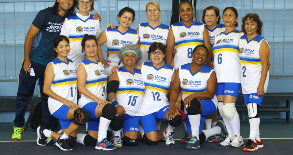Superliga de Voleibol Adaptado feminino no Poliesportivo Vale do Sol. Foto: Claudio Vieira/PMSJC. 20-07-2019