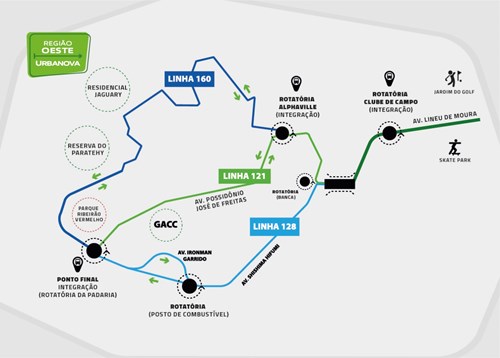 Rota da linha r10: horários, paradas e mapas - Campinhos (Atualizado)