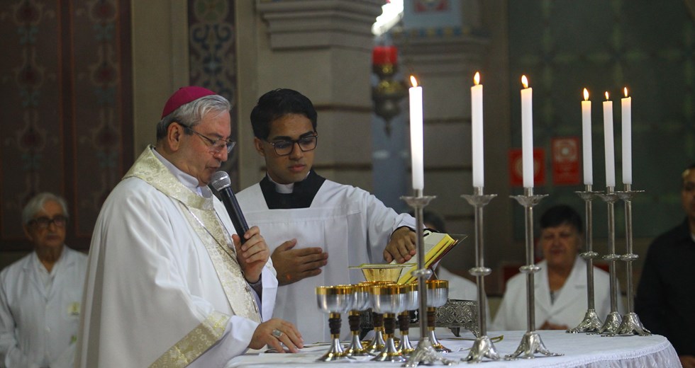 Aniversário de São José 252 anos - Missa Solene em Ação de Graças na Igreja Matriz. Foto: Claudio Vieira/ PMSJC. 27-07-2019