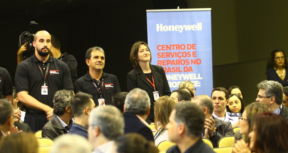 Honeywell inaugurou seu primeiro Centro de Serviços e Manutenção para aviação no Parque Tecnológico em São José. Foto: Claudio Vieira/ PMSJC. 08-08-2019