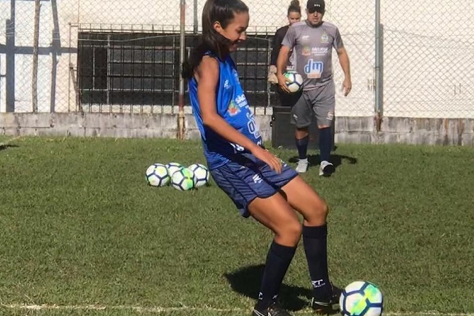 Treino do São José Futebol Feminino