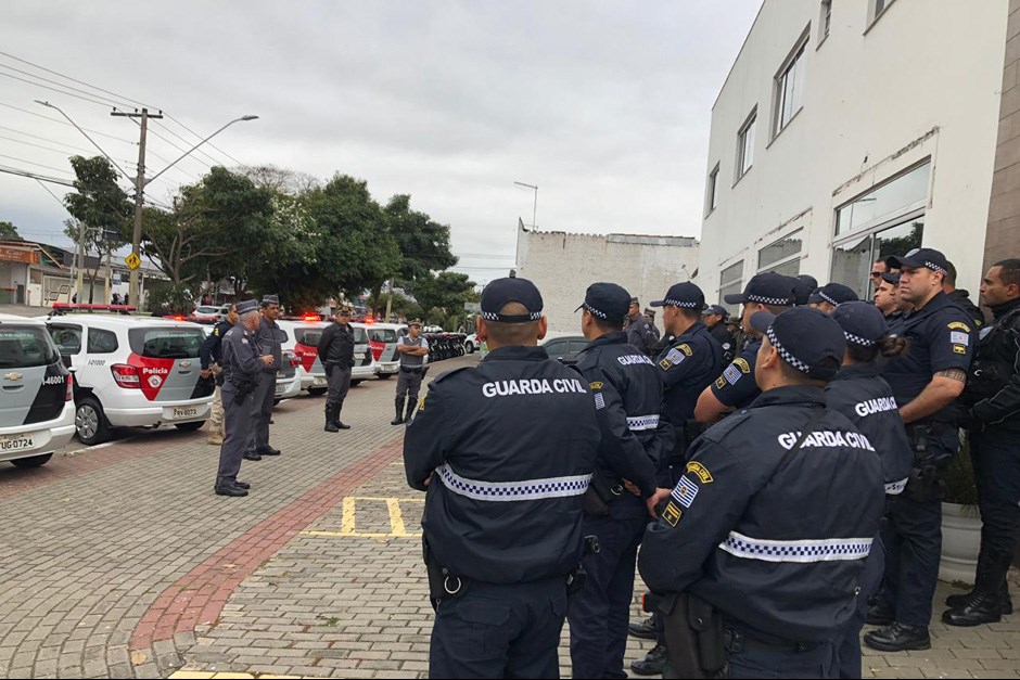 Guardas civis municipais participam de mais uma fase da Operação Integrada das forças policiais