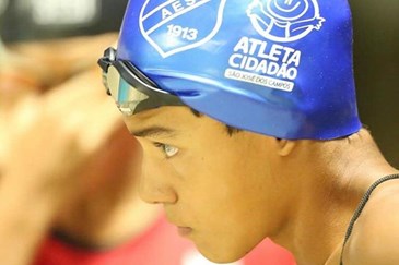 Nadadores de São José no 'Chico Piscina'