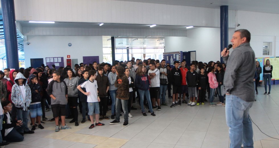 Programa Anjos da Guarda na Escola Possidônio José de Freitas no Galo Branco  30 08 2019