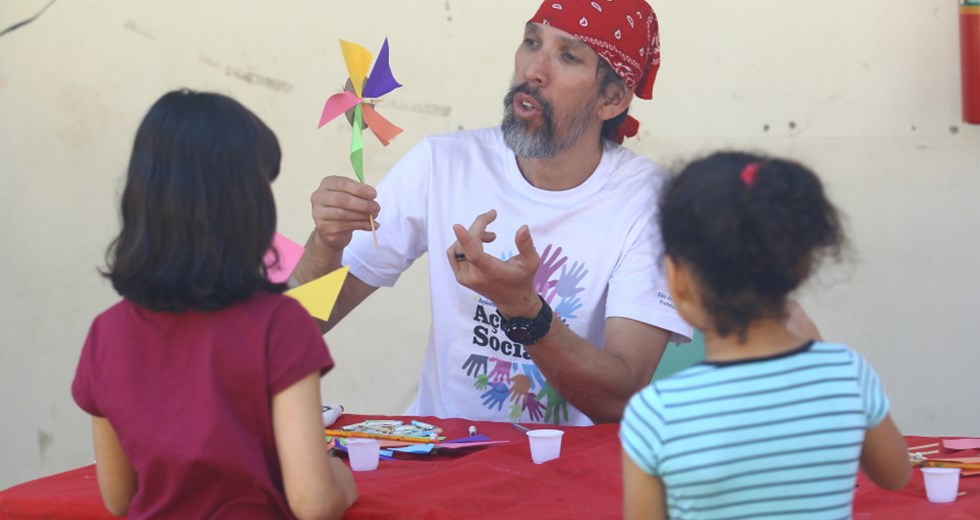 Ação Comunitária do CRAS (Centro de Referência de Assistência Social)/Centro no bairro Jardim Limoeiro. Foto: Claudio Vieira/ PMSJC. 31-08-2019