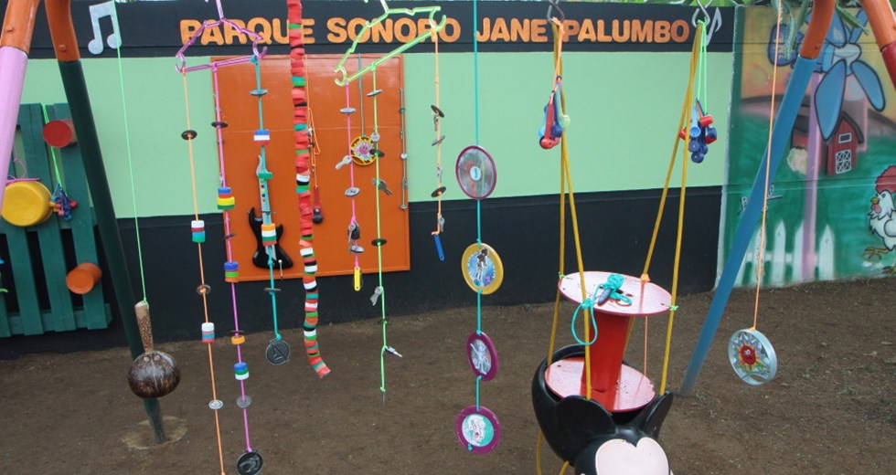 Inauguração do Jardim Sonoro na Emei Jane Palumbo  06 09 2019
