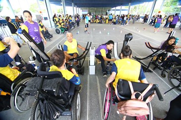 Festival Paralímpico no Centro da Juventude. Foto: Claudio Vieira/PMSJC 21-09-2019
