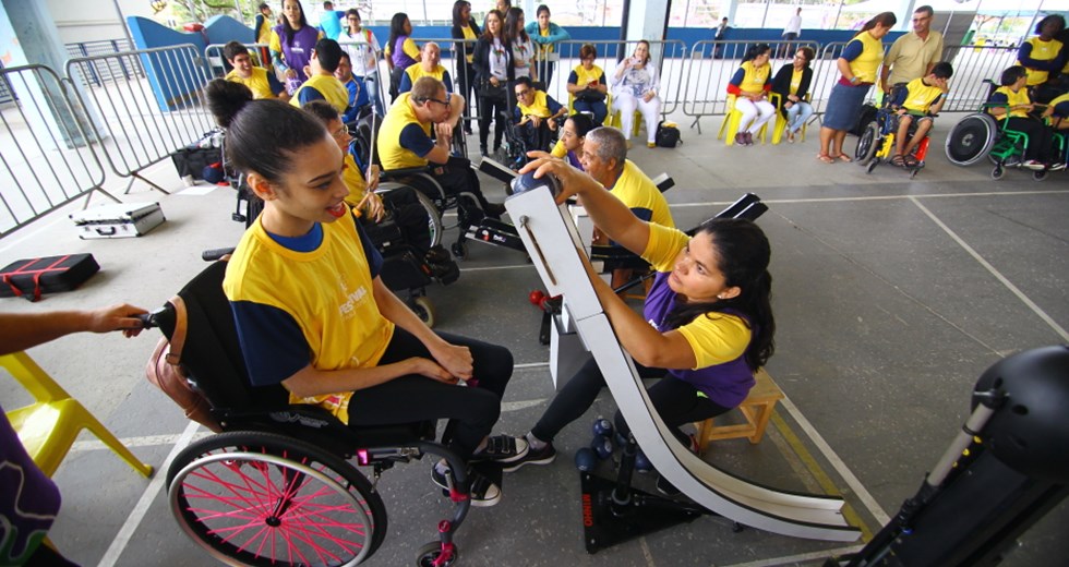 Festival Paralímpico no Centro da Juventude. Foto: Claudio Vieira/PMSJC 21-09-2019