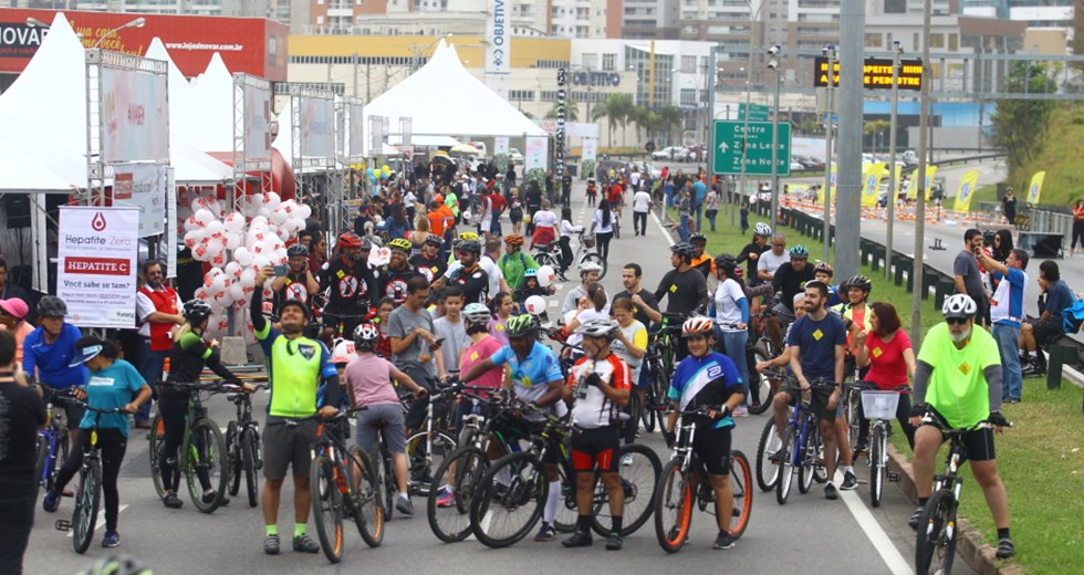 Circuito de Lazer e Passeio Ciclístico. Foto: Claudio Vieira/PMSJC 22-09-2019