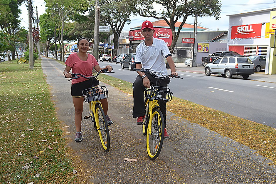 Foto: Lucas Cabral/PMSJC 01 ANO BICICLETAS COMPARTILHADAS - 22-10-2019 - LUCAS CABRAL