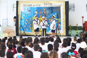 3ª Semana da Arte nas Escolas Municipais. Foto: Claudio Vieira/PMSJC. 06-11-2019