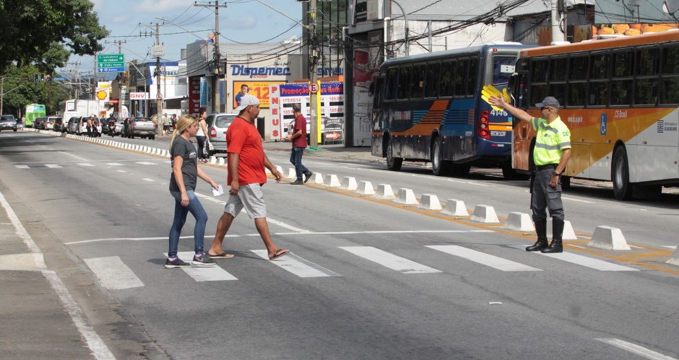 Operação Pedestre na Avenida Juscelino Kubitschek 19 11 2019