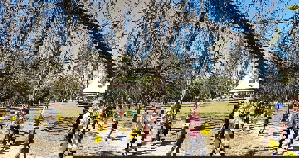 Caminhada do Setembro Amarelo no Parque da Cidade - Casa do Idoso Norte
