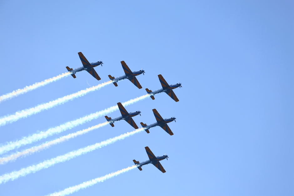 São José 258 Anos - Apresentação da Esquadrilha da Fumaça. Foto: Claudio Vieira/PMSJC 27-07-2025