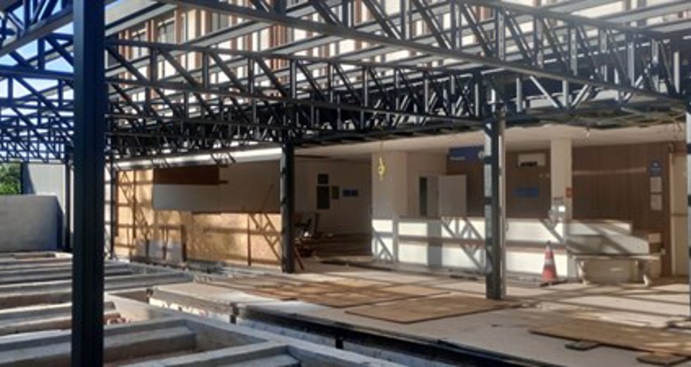 Hospital de Retaguarda - Renderizações em 3D