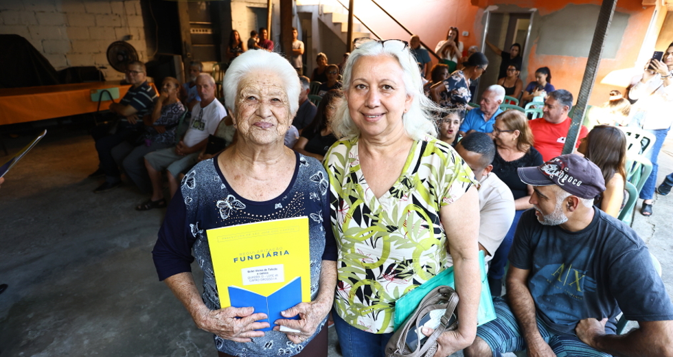 Entrega de títulos de regularização fundiária no Majestic e Capão Grosso. Foto: Claudio Vieira/PMSJC 05-09-2025  
