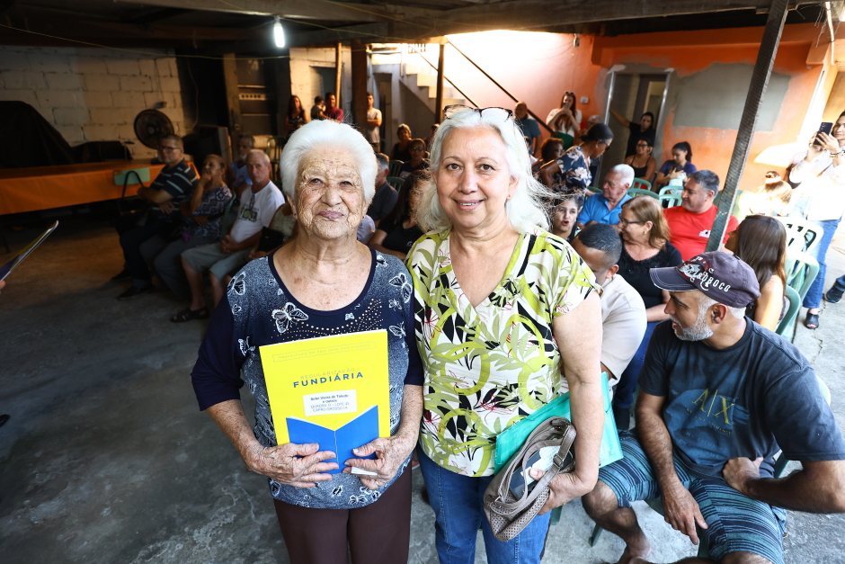 Entrega de títulos de regularização fundiária no Majestic e Capão Grosso. Foto: Claudio Vieira/PMSJC 05-09-2025  