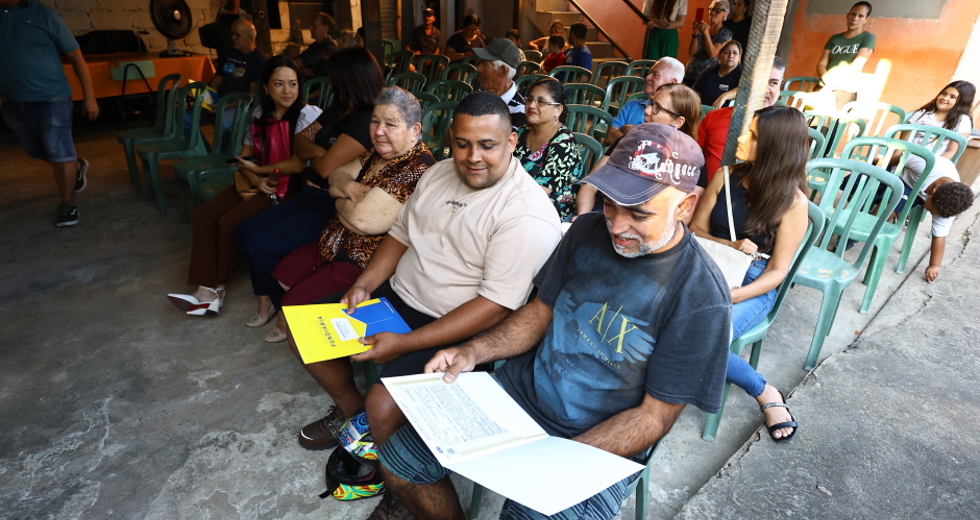 Entrega de títulos de regularização fundiária no Majestic e Capão Grosso. Foto: Claudio Vieira/PMSJC 05-09-2025