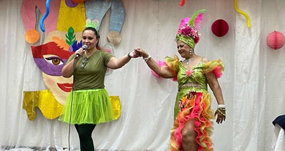 Concurso de fantasias de Carnaval na Casa do Idoso Centro