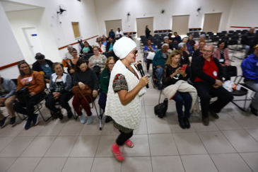 The Vovoice na Casa do Idoso Sul. Foto: Claudio Vieira/PMSJC 31-10-2025  