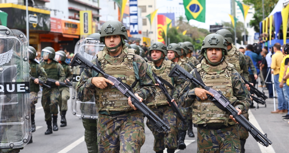 7 de Setembro Dia da Independência - Desfile cívico-militar na Rua 15 de Novembro. Foto: Claudio Vieira/PMSJC 07-09-2025 