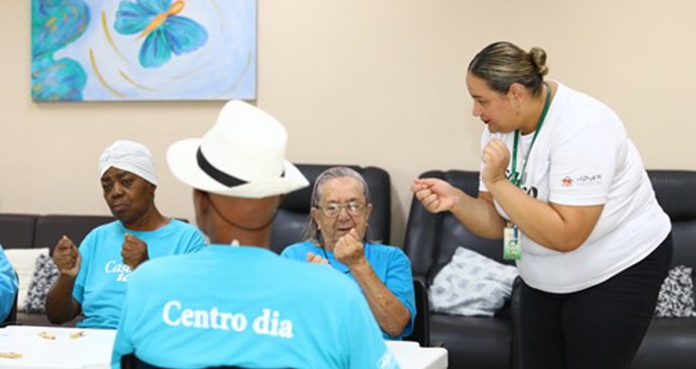 Um dia no Centro Dia na Casa do Idoso Leste. Foto: Claudio Vieira/PMSJC 14-02-2025