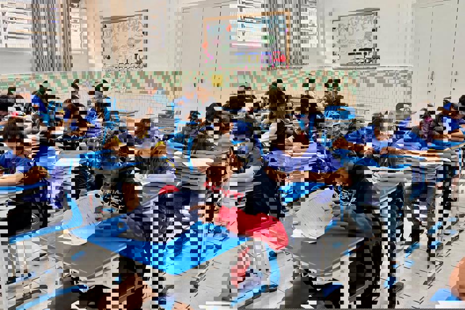 Estudantes da Rede Municipal se preparam para o SAEB