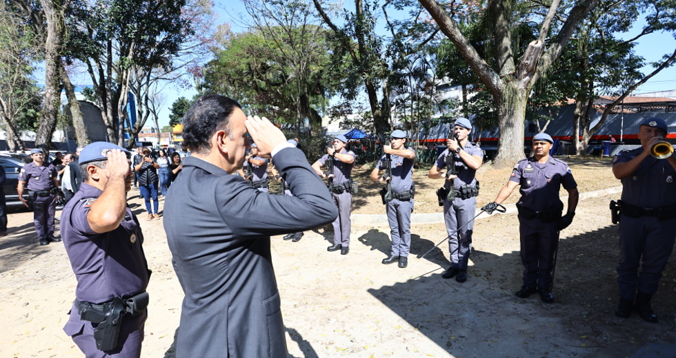 São José 258 Anos - Entrega da Base da PM no Centro. Foto: Claudio Vieira/PMSJC 27-07-2025